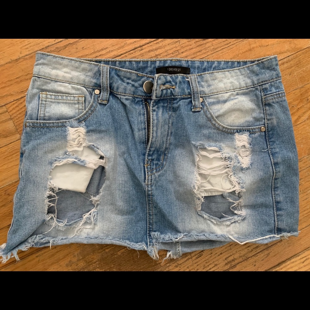Jean mini skirt - Forever 21